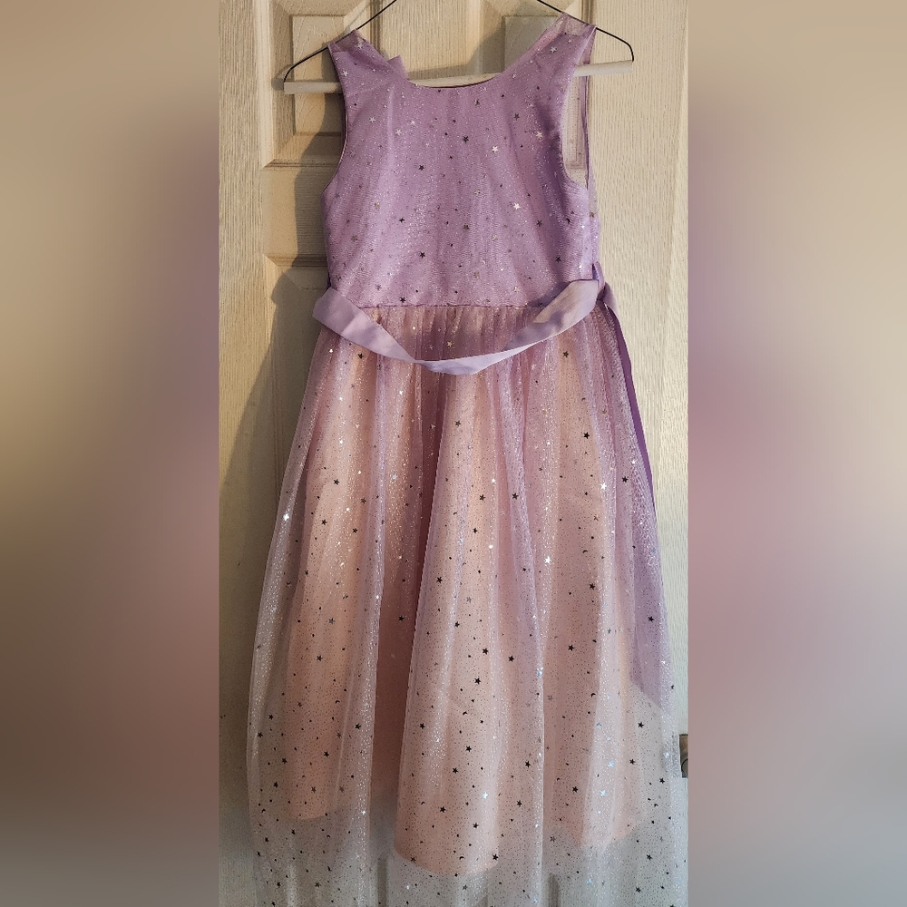Sparkling Purple Sleeveless Dress